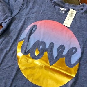NWT Old Navy girls T-shirt. Size L. 10-12